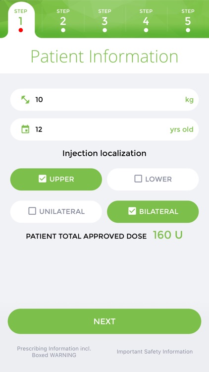 Dysport® Dosing Guide