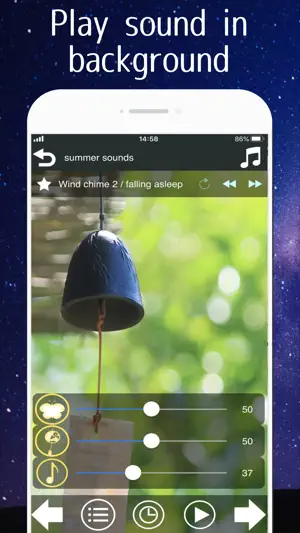 Healing nature sounds screenshot 2