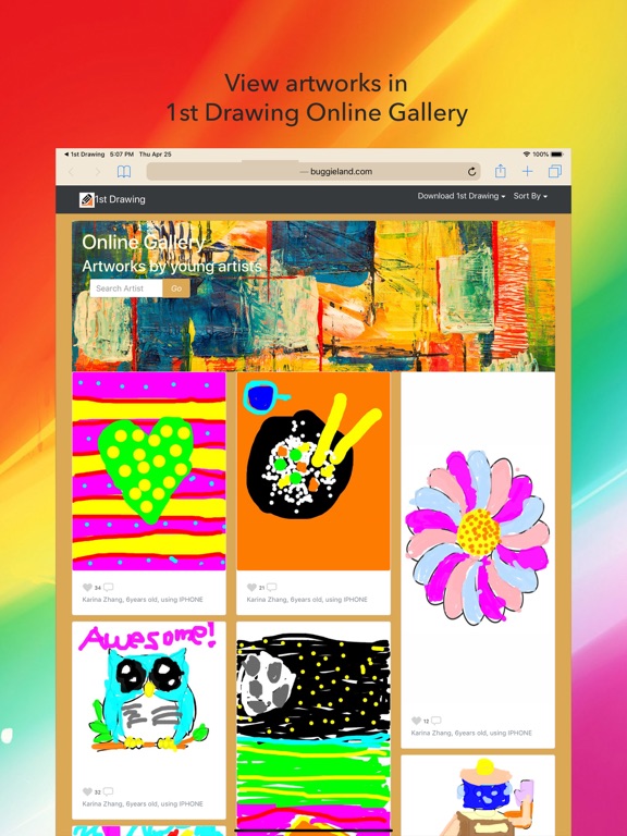 1st Drawing iPad screenshot 9 - Entertainment app