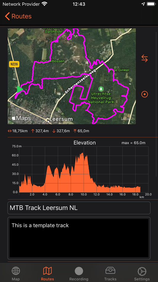 #3. MTB-GPX Navigator (iOS) By: Nicolaas de Graaf