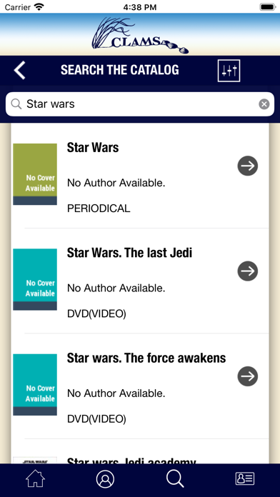 Screenshot #2 pour CLAMS Library Network