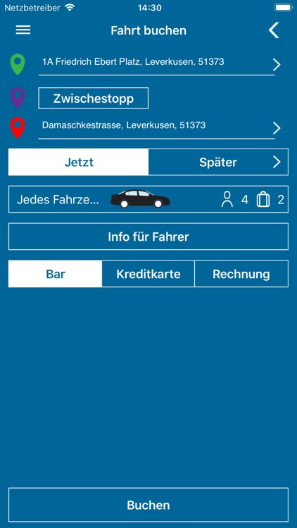 Taxiruf 3333 Leverkusen eG