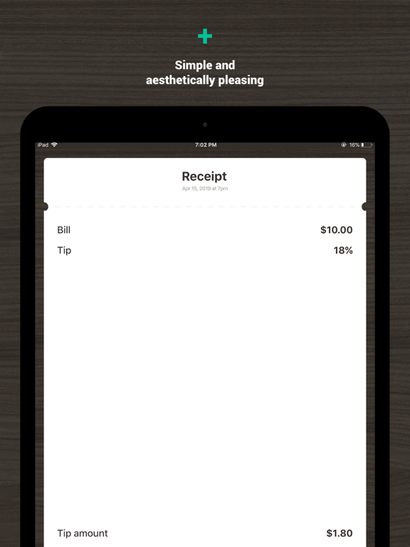 Screenshot #5 pour Tip18 - Tip Calculator