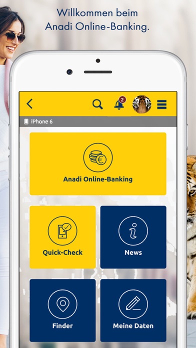 Anadi Internetbanking Screenshot