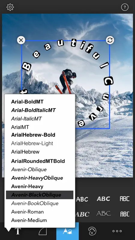 Curved Text screenshot 5 of 7