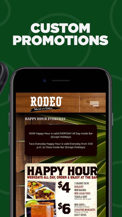Rodeo Mexican Grill Screenshot 2 - AppWisp.com Rodeo Mexican Grill Screenshot 2 - AppWisp.com
