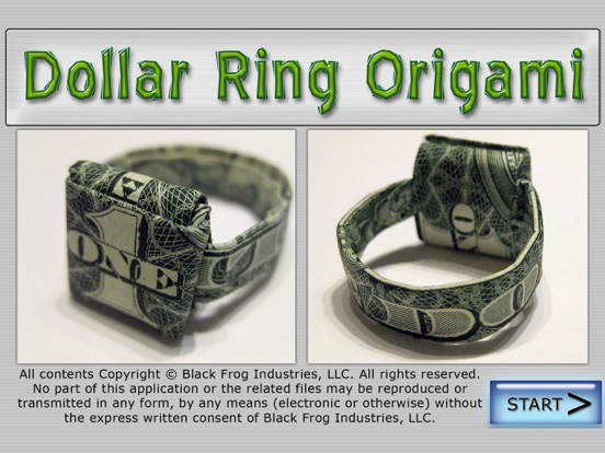 Dollar Ring Origamiのおすすめ画像1