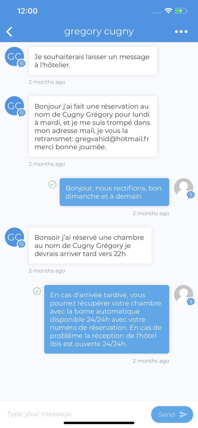 Quicktext for ACCOR HOTELS