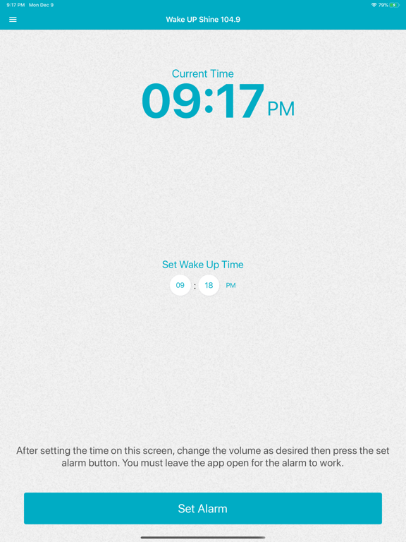 Spokane’s Shine 104.9 iPad screenshot 6 - Music app