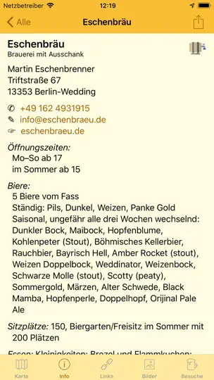 Screenshot von Berlin Craft Beer auf dem iPhone 6