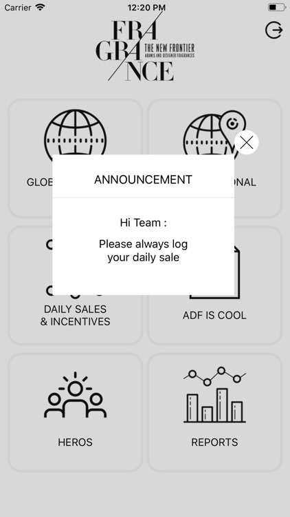 Aramis & DF Sales App