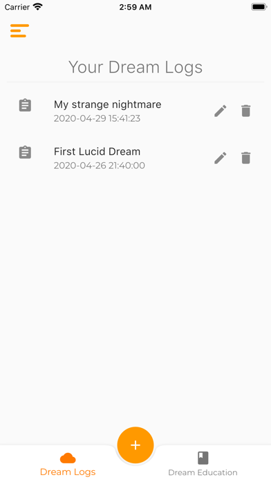 Dream Sense Memory iPhone screenshot