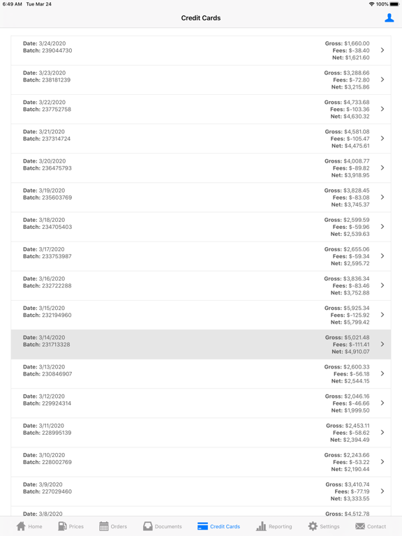 United Fuel iPad screenshot 4 - Business app