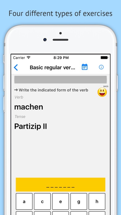 Verben - Trainer Screenshot