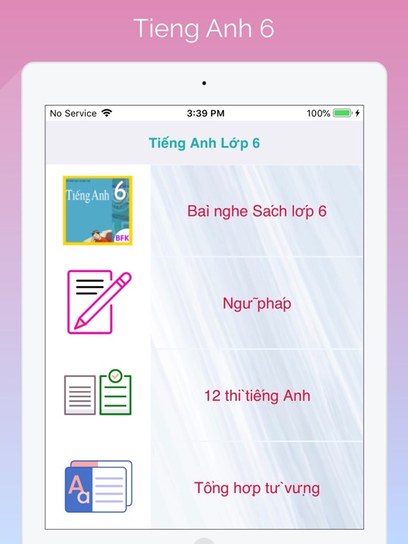 Screenshot #4 pour Tieng Anh 6 FV