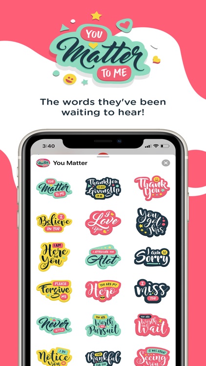 You Matter Sticker Pack