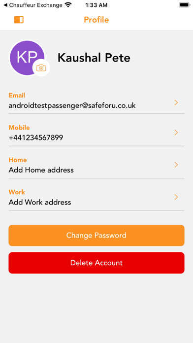SAFE4U Ride Screenshot