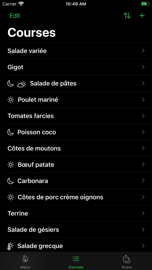 #1. Menu Builder (iOS) 由: Eliott Morgensztern