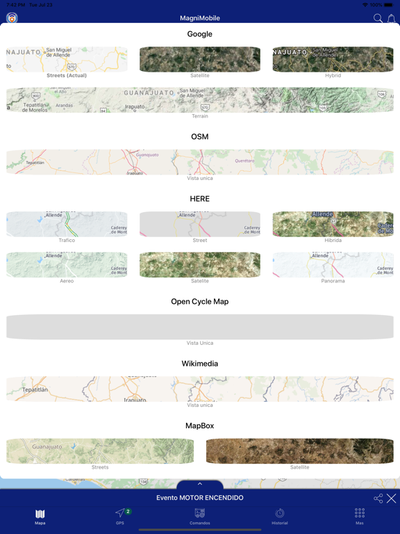 MagniMobile iPad screenshot 4 - Navigation app