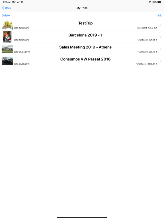 My Trip Assistant iPad screenshot 5 - Travel app