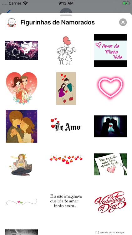 Figurinhas de Namorados