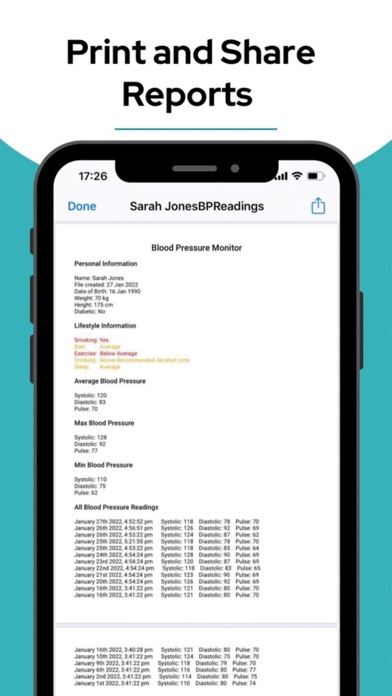 Blood Pressure Monitor Pro Screenshot