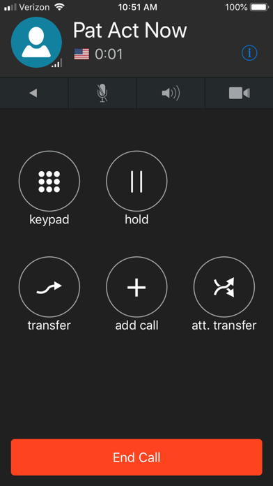 Jabber Tel Screenshot