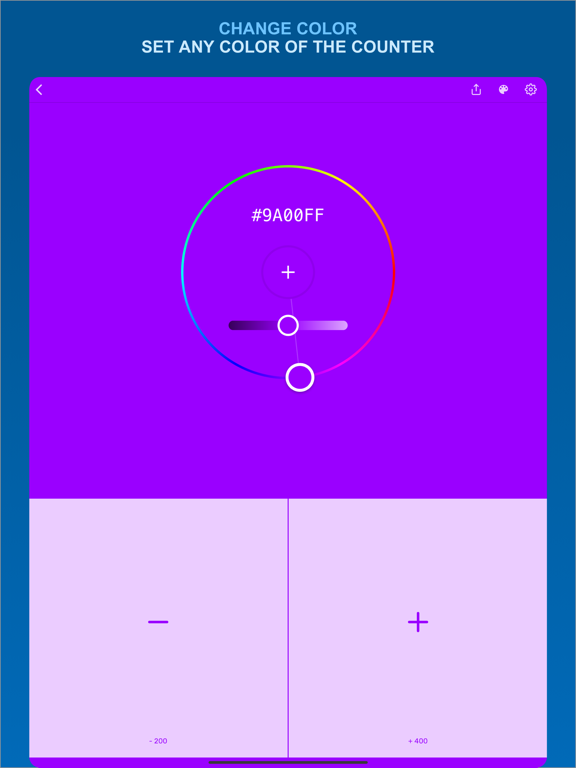 Tally Counter - Tap Tool iPad screenshot 4 - Utilities app