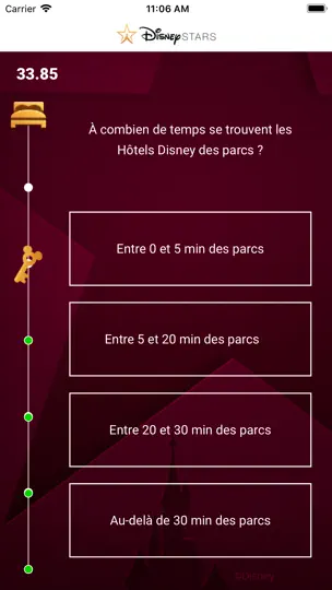 Capture d'écran de Disney Stars sur iPhone 5
