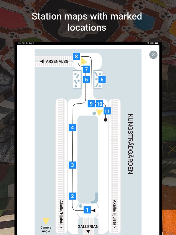 Transit Map Stockholm iPad screenshot 4 - Travel app