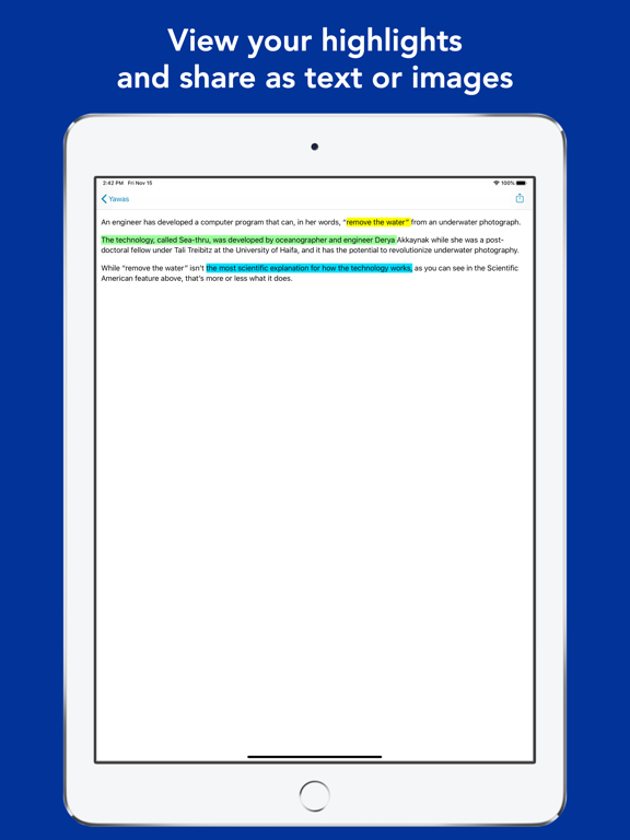 Screenshot #6 pour Yawas Web Highlighter