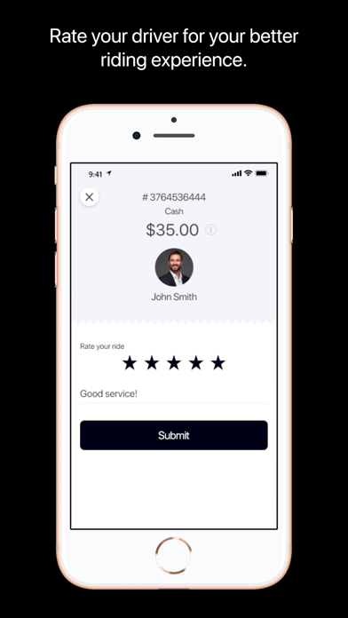 Luxury Taxi Service Screenshot