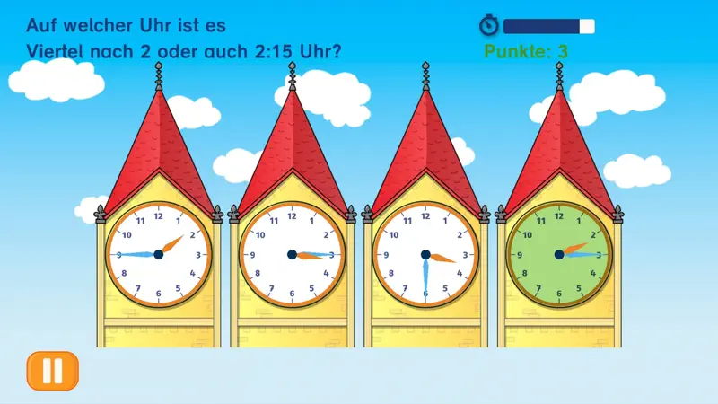 Uhrzeiten trainieren screenshot 4 of 6