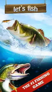 let's fish:sport fishing games iphone screenshot 1