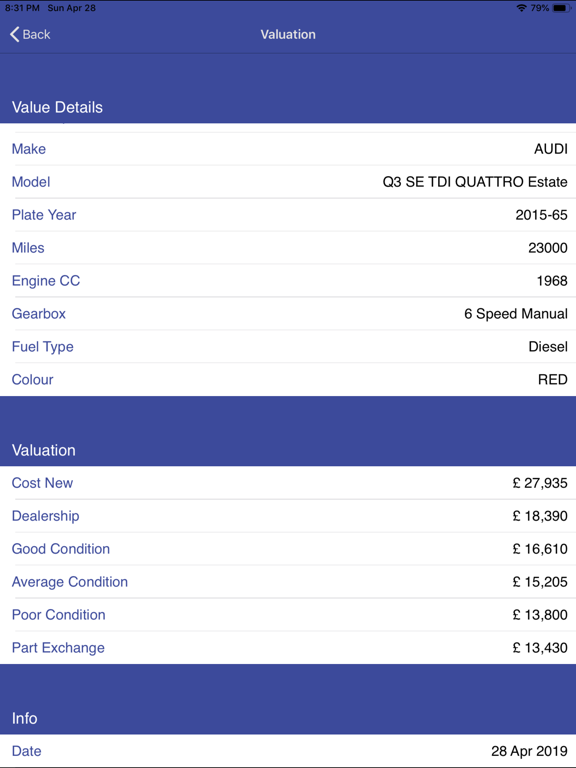 Screenshot #6 pour MOT Car Check and Valuation