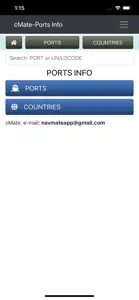 cMate-Ports Info screenshot #1 for iPhone