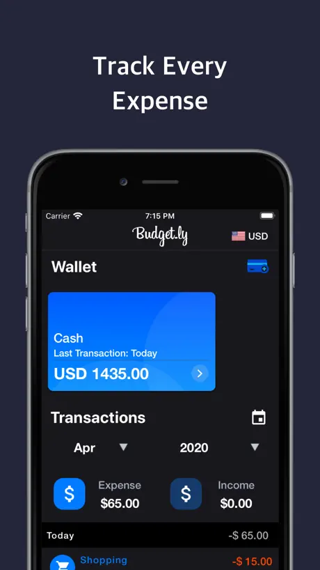 Budget.ly : Track Your Expense