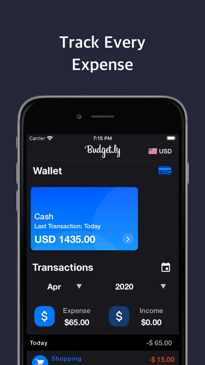 Budget.ly : Track Your Expense