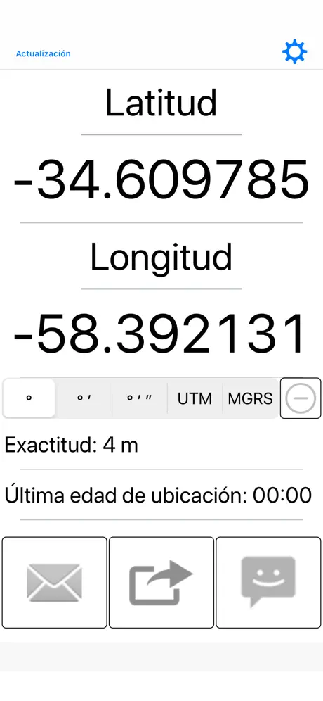 Mis coordenadas GPS