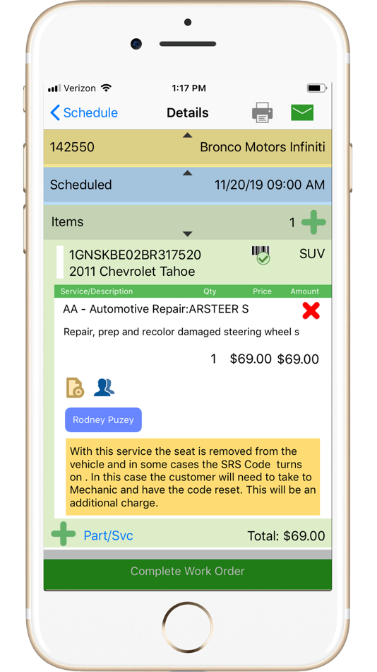 #3. RoadFS: Field Service App (iOS) Podle: Zenware, Inc.