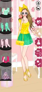 Floral summer dress up game screenshot #3 for iPhone