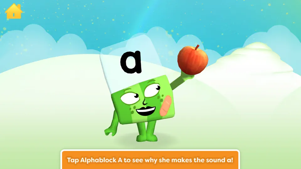 Captura de pantalla de Meet The Alphablocks! en iPhone 2