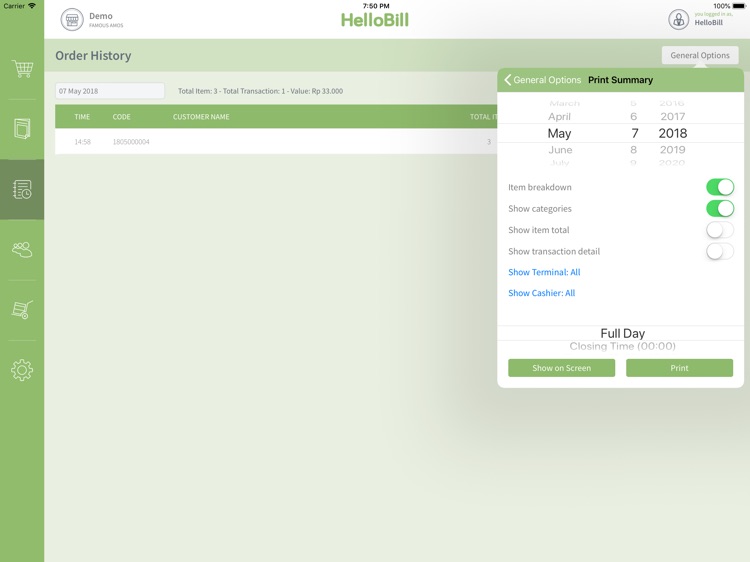 HelloBill POS Retail