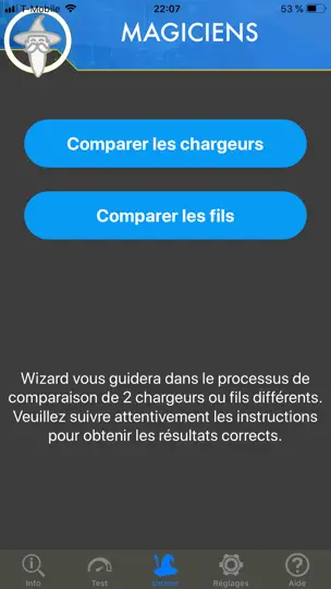 Capture d'écran de Ampères - Info Batterie Ampere sur iPhone 7