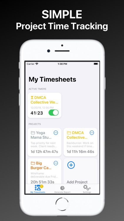 My Timesheets: Time Tracker