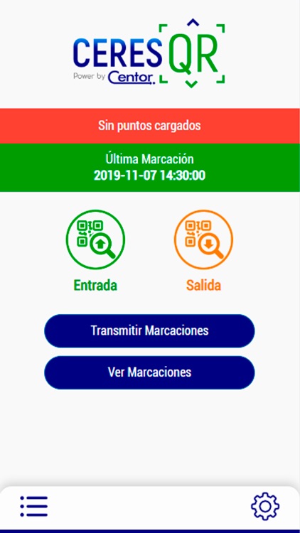 Centor Ceres – QR App