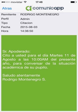 Comunicapp screenshot 4