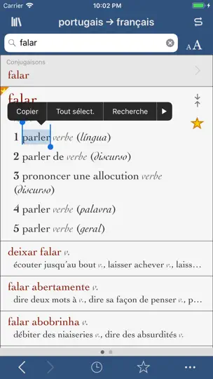 Capture d'écran de Ultra Français-portugais sur iPhone 1
