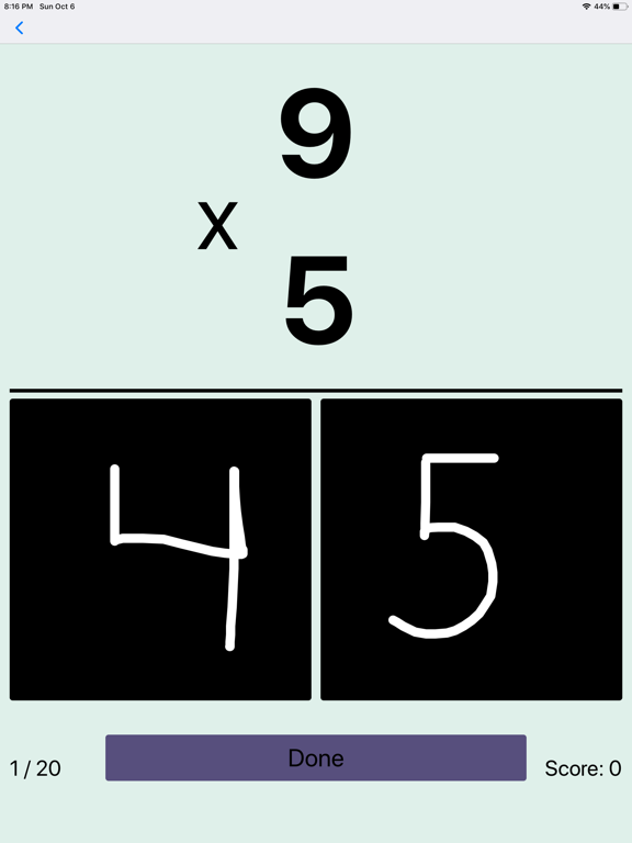 Number writing math 2nd grade iPad screenshot 7 - Education app