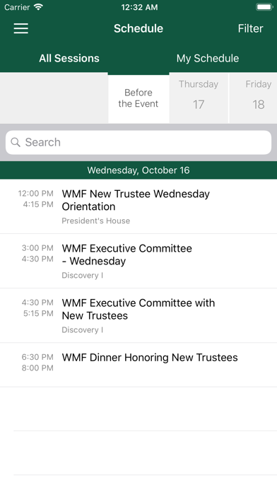 William & Mary Alumni Events screenshot 4